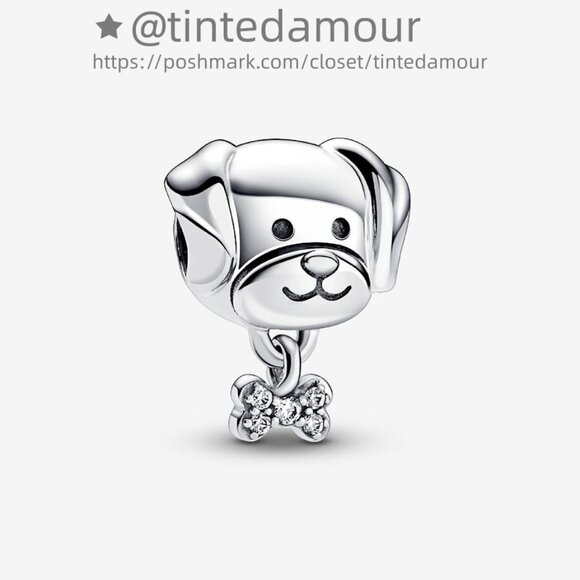 Pandora Pet Dog & Bone Charm|Pendant - Picture 1 of 2